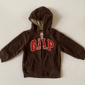 Baby Gap fleece zippered hoodie